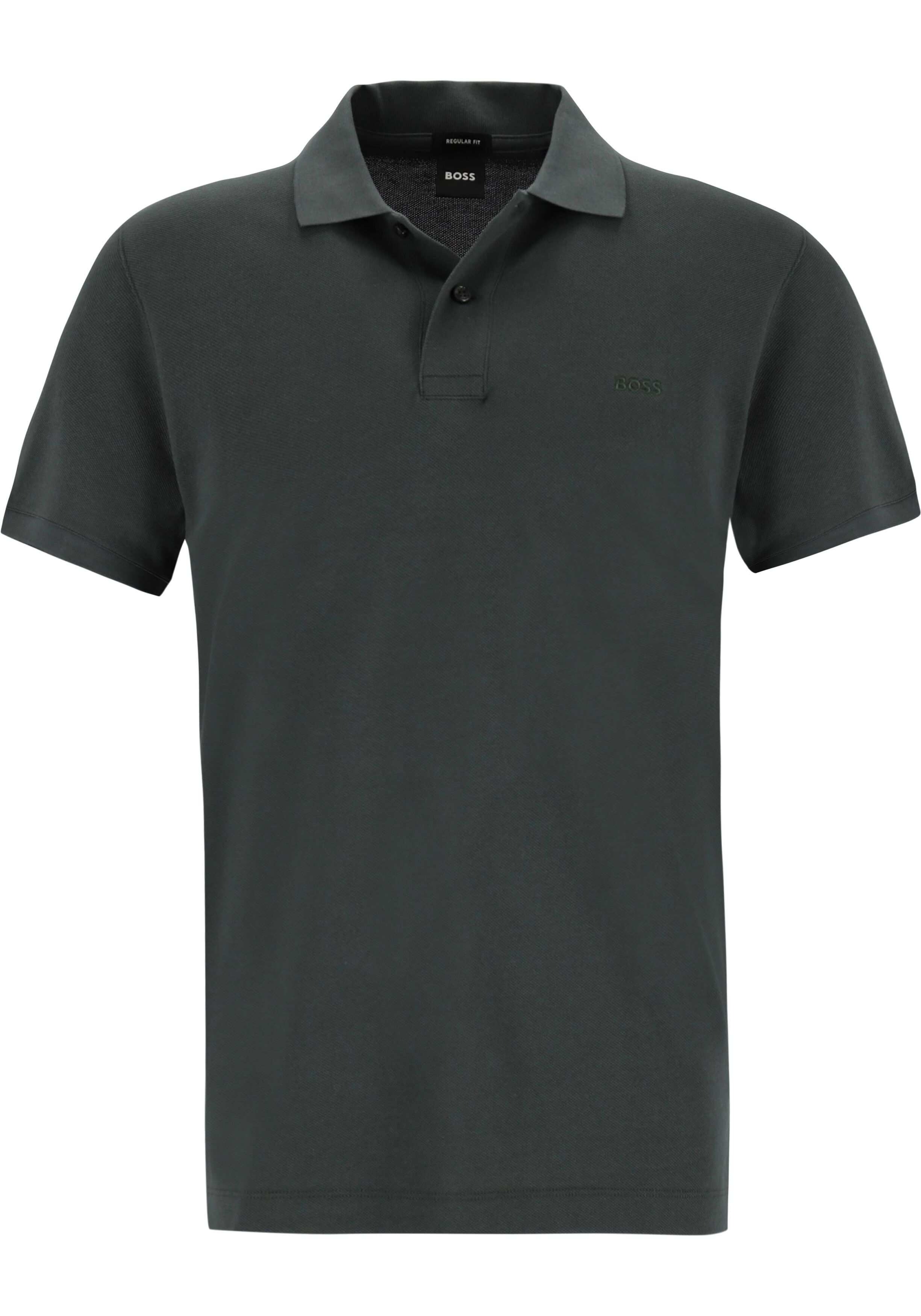 BOSS Pallas regular fit polo, pique, groen